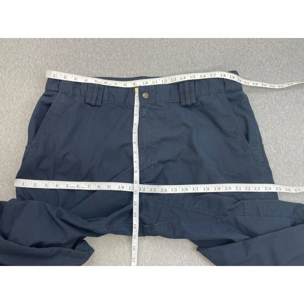 5.11 Tactical Pants Men 42 x 34 Navy Blue Cotton Blend Performance Ripstop Cargo